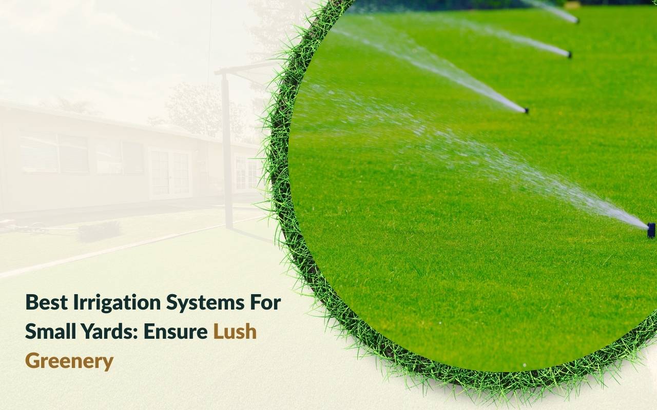 Drip irrigation system setup for small yards