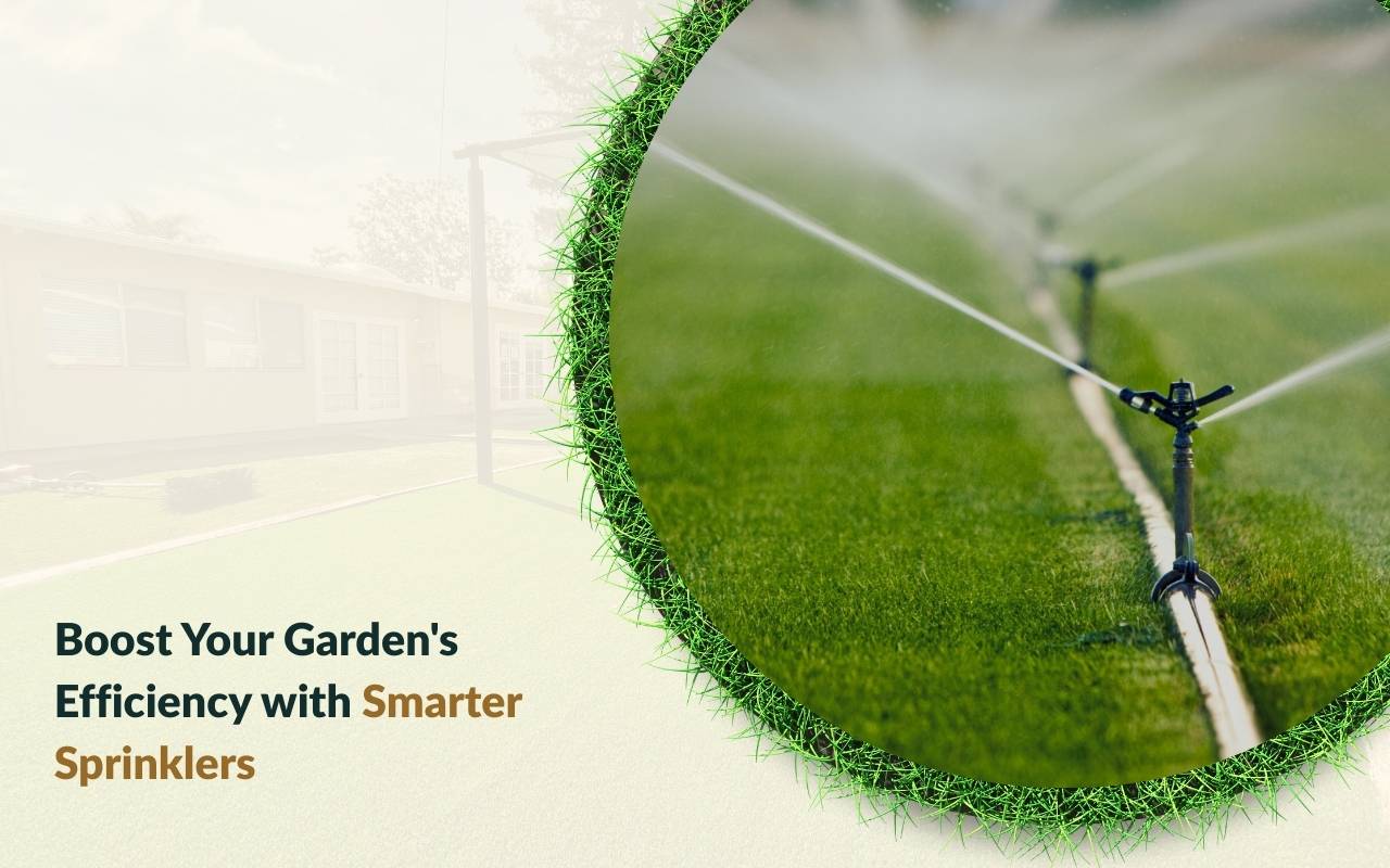 Installation process of smarter sprinklers in home garden